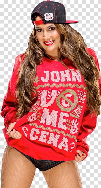 Nikki Bella Christmas  transparent background PNG clipart
