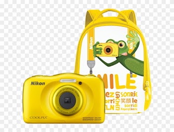 Nikon Coolpix Waterproof W100 Backpack Kit - Nikon Coolpix W100 Yellow Backpack Kit Digital Camera