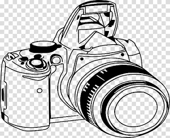 Nikon D3100 Digital SLR Camera , line camera transparent background PNG clipart