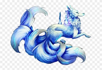 Nine-tailed Fox Gray Wolf Arctic Fox Nick Wilde - Blue Nine Tailed Fox