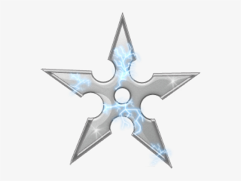 Ninja Star Png Clipart Black And White Library - Imagenes De ...