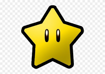 Nintendo Clipart - Super Mario Power Star