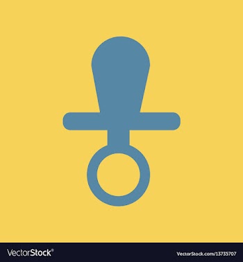 Nipple children vector image