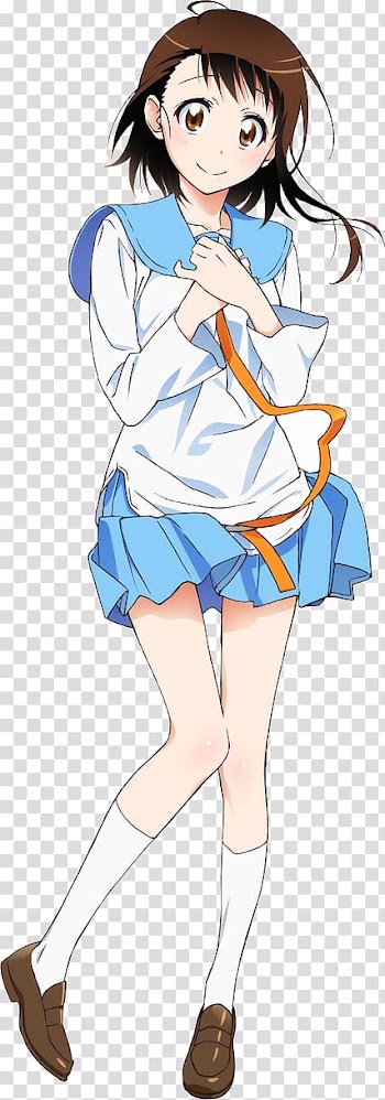 Nisekoi Manga Anime Fan art Kavaii, lining body transparent background PNG clipart