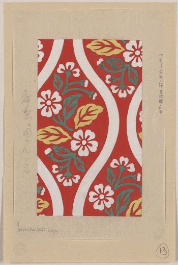 [Nishiki brocade with cherry blossoms | Free Photo - rawpixel