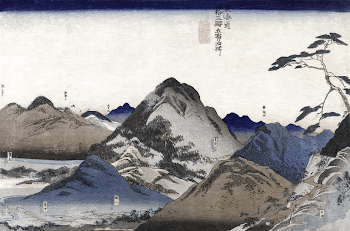 Nissaka tot Hamamatsu (1833-1837) by Utagawa | Free Photo Illustration - rawpixel