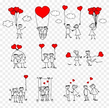 No Backsies Unique Stick Figure Art By Hearts And All - Love Stick Figures