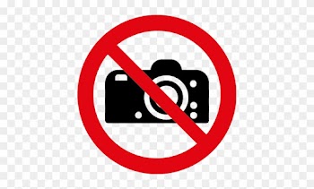 No Cameras Symbol - Prohibition Sign