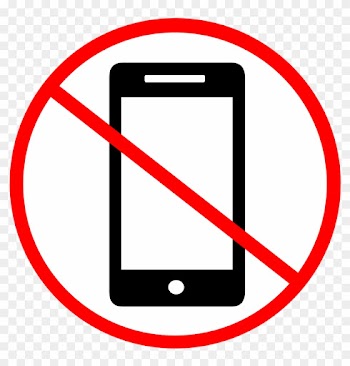 No Cell Phone Clip Art No Phone Cell Free Image On - Phone With Line Through