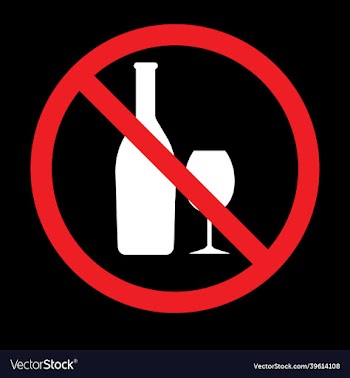 no drinking sign prohibition sign alcohol