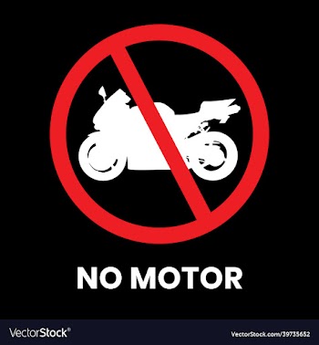no entry motor bikes traffic sign sticker