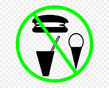No Food Allowed Sign Vector Clip Art - No Fast Food Png