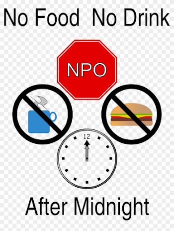 No Food Or Drink After Midnight