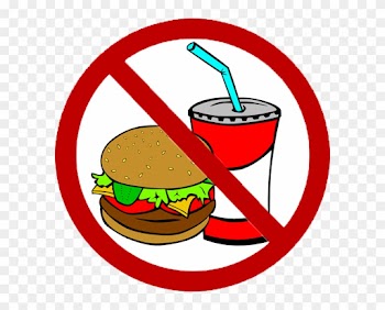No Junk Food Clipart - No Fast Food Clipart