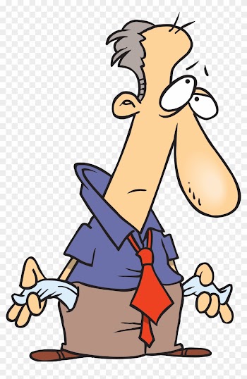 No Money Clipart - No Money Cartoon