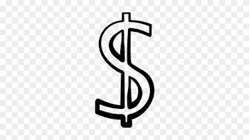 No Money Dollar Sign Money Clip Art No Background Free - Money Sign No Background