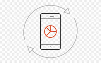 No Need To Synchronize The Medical Device With A Smartphone - Pictogram