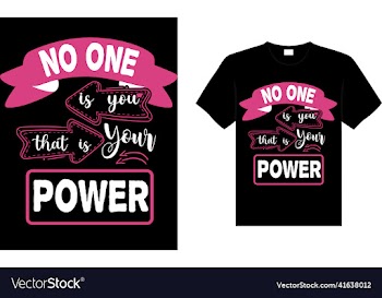 no one is you that is your power