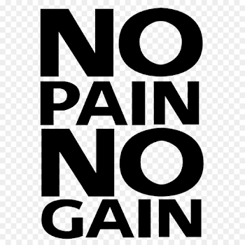 No pain, no gain T-shirt Knee pain Suffering Exercise - T-shirt ...