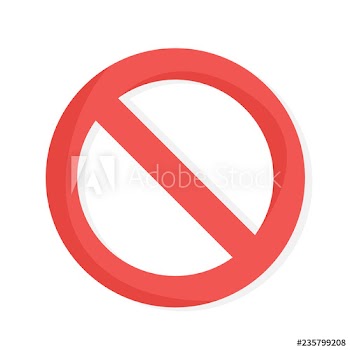 No red sign