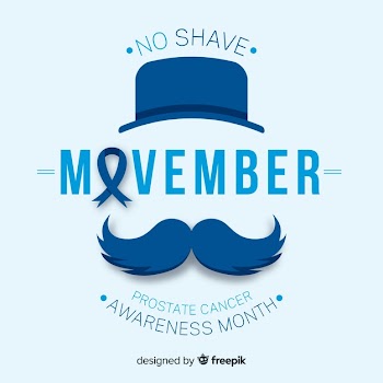 No shave awareness month for prostate cancer Free Vector