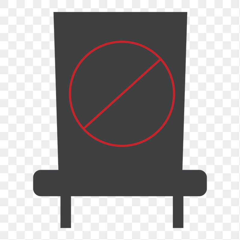 No sitting sign  png | Free PNG - rawpixel