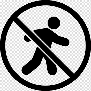 No symbol Pedestrian Sign, symbol transparent background PNG clipart