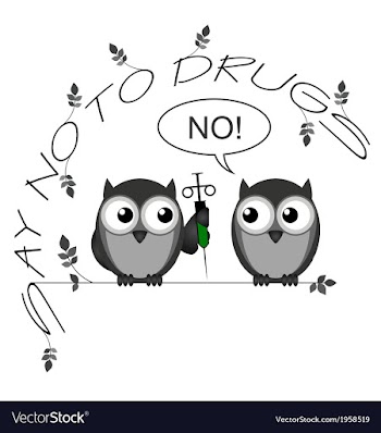  					No to drugs vector image														