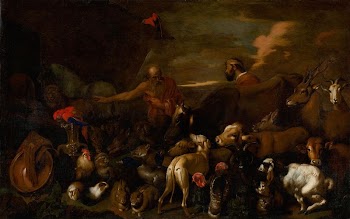 Noah lets the animals out of the ark | Free Photo - rawpixel