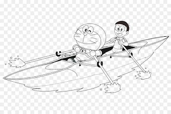 Nobita Nobi Shizuka Minamoto Doraemon Coloring book Line art - doraemon 