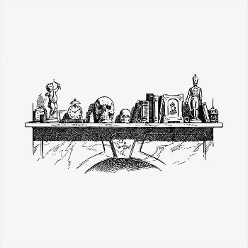 Noir arts and oddities  | Free Vector - rawpixel