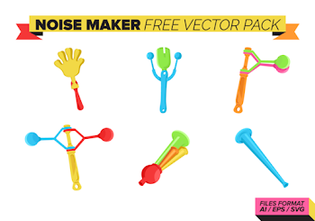 Noise Maker Free Vector Pack