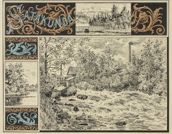 Nokian koski. satakunta, 1885 | Free Photo - rawpixel