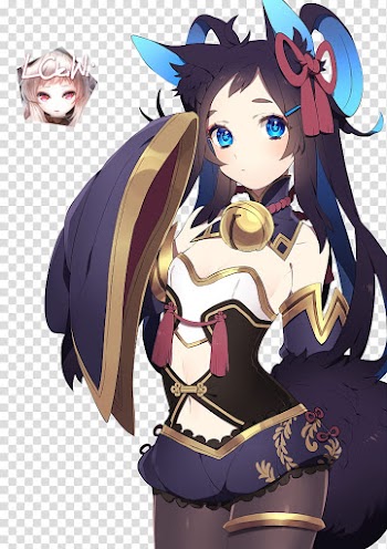 Non anime Anime Girl Render transparent background PNG clipart
