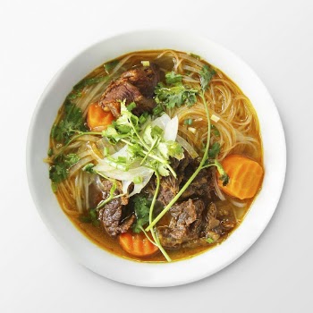 Noodle soup in a bowl, | Free Photo - rawpixel