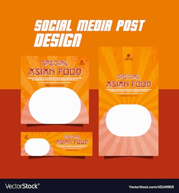 noodles flyer or soup menu poster design