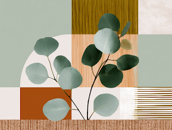 Nordic Japandi Surface Design with Eucalyptus