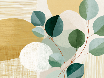 Nordic Japandi Surface Design with Eucalyptus