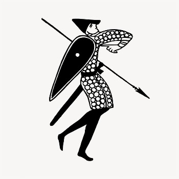 Norman soldier clipart, vintage hand | Free Vector - rawpixel