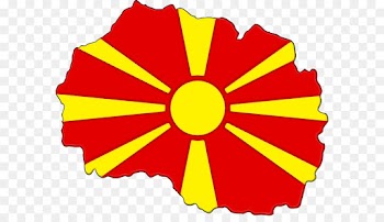 North Macedonia, Flag Of North Macedonia, Flag, Yellow, Red PNG
