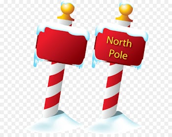 North Pole Santa Claus Christmas Clip art - North Pole Sign PNG Picture 