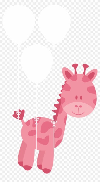 Northern Giraffe Diaper Infant Euclidean Vector Baby - Giraffe Baby Pink Png