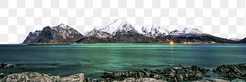 Northern lights  png lake | Free PNG - rawpixel