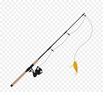 Northern pike Fishing rod Hobby Bass fishing - Vector fishing rods 