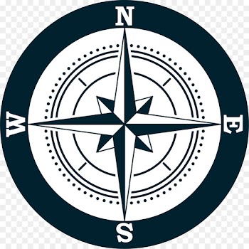 Northwest Compass, Inc. Northwest Compass, Inc. Royalty-free - Hand drawn black circle compass 