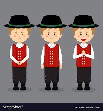 norway character with various expression