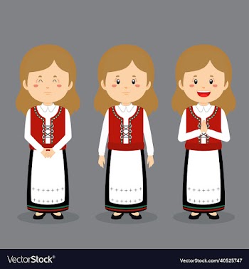 norway character with various expression