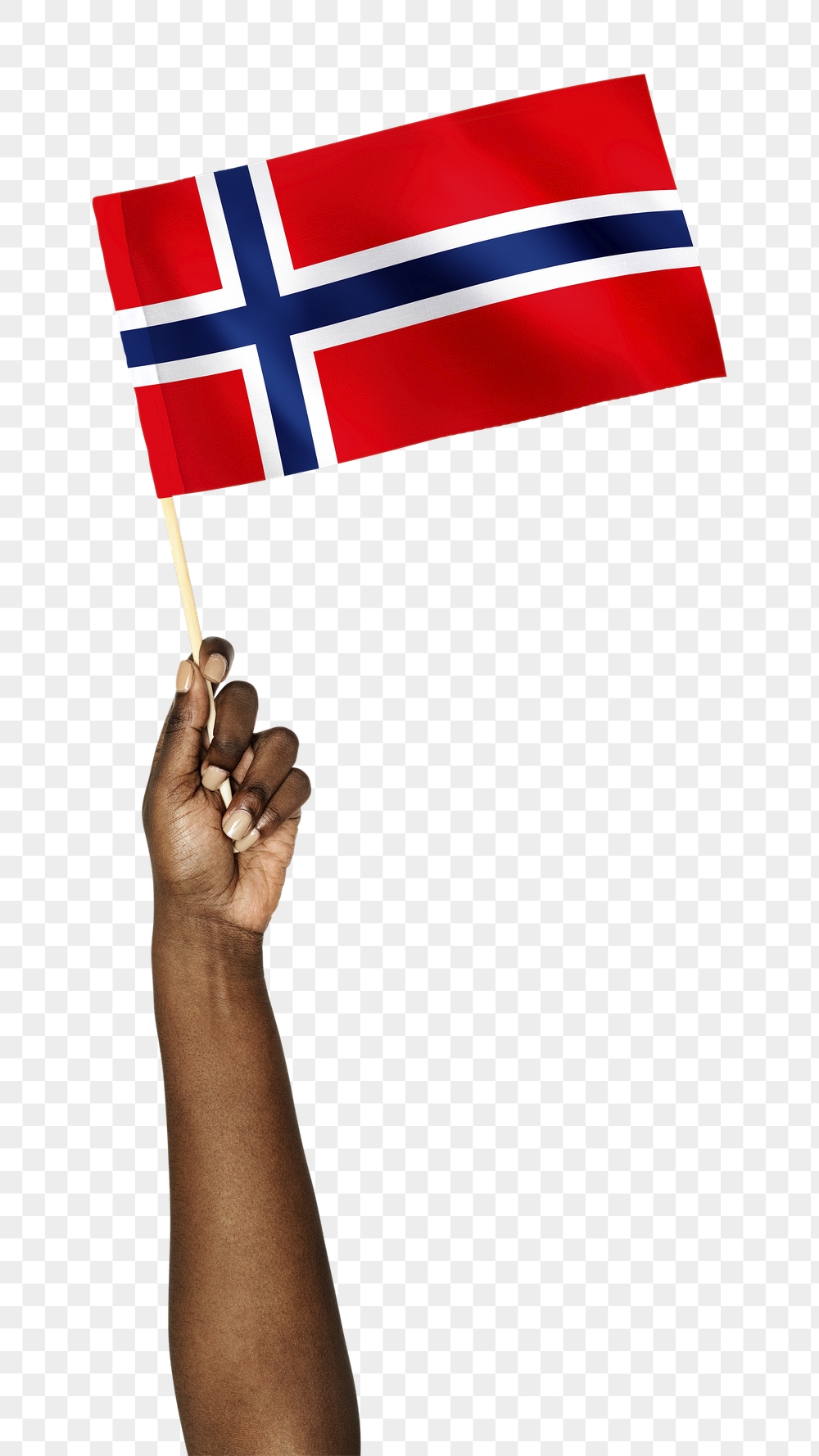 Norwegian flag png in black | Free PNG - rawpixel