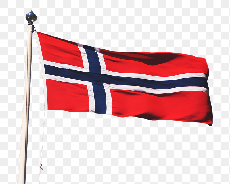 Norwegian flag png sticker, transparent | Free PNG - rawpixel