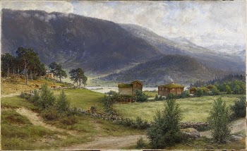 Norwegian landscape, 1897, Berndt Lindholm | Free Photo - rawpixel